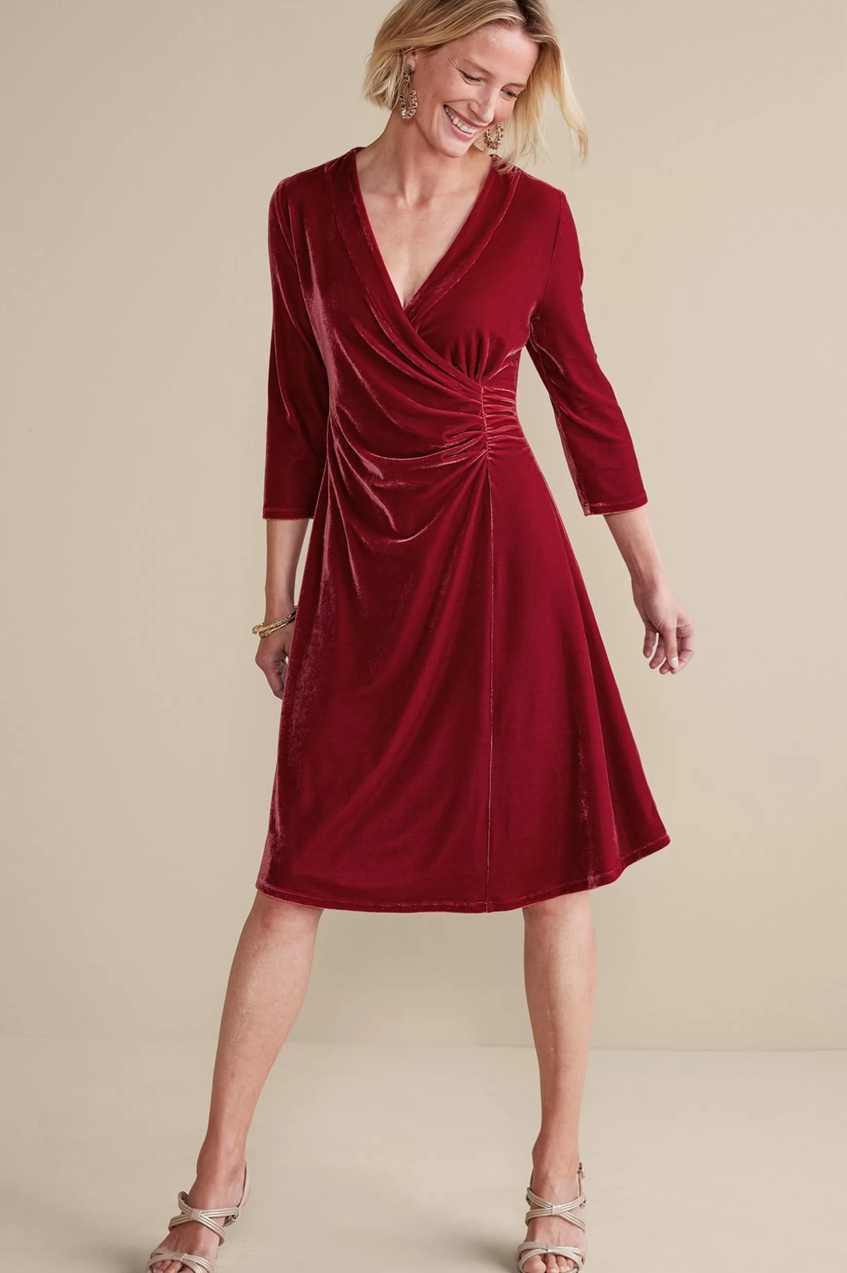 Soft Surroundings Feminine Flourish | EVelvet Styles-Velvet Hyannis Dress